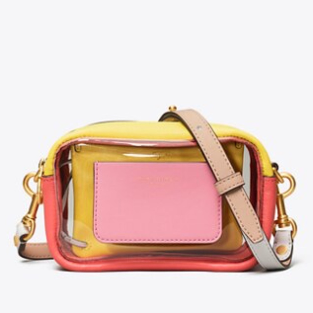 New Tory Burch Perry Clear Mini Bag